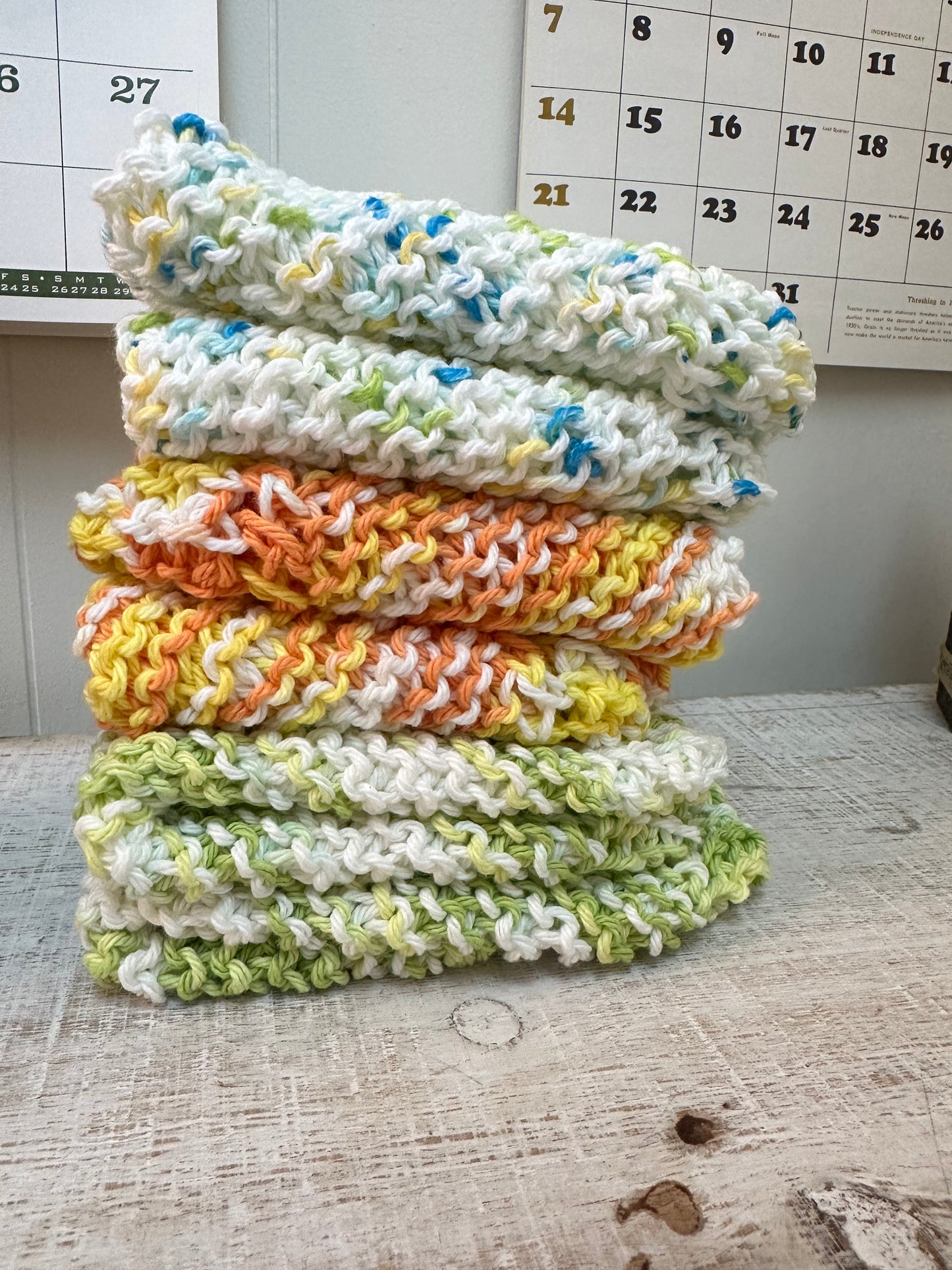 Homemade Soap Rag- Green